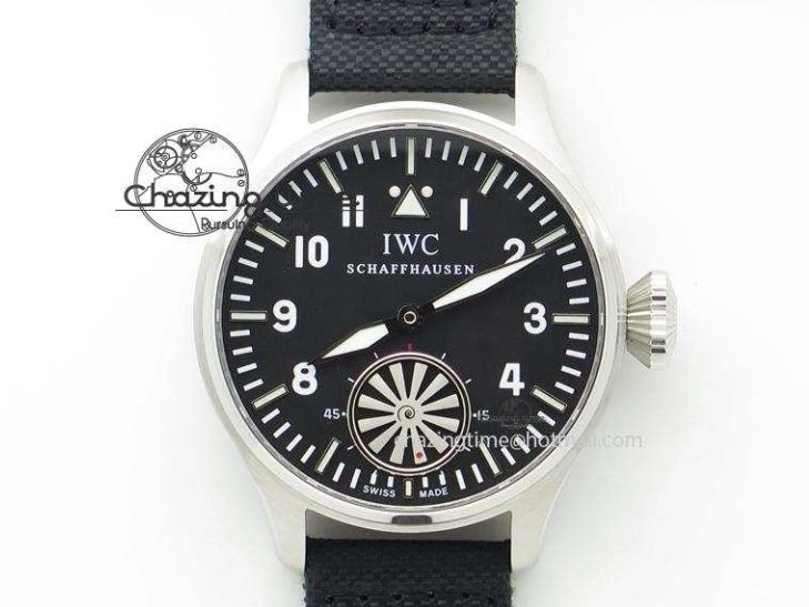 MIROTIME 0821 Classic PILOT IW389001 ZF 1:1 Best Edition Ceramic Case Green Dial on Green Nylon Strap A7750 (Function Same As Genuine) 7160